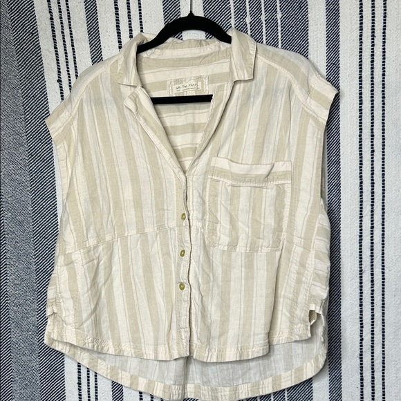 We The Free Play It Cool Striped Top - Picture 2 of 5